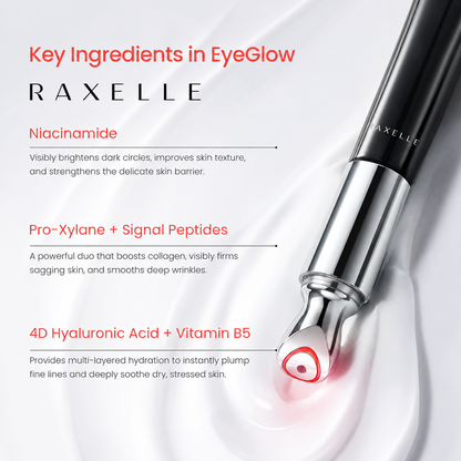 RAXELLE EyeGlow Red Light & Microcurrent Eye Cream